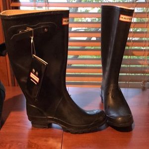 Genuine Hunter boots-black rubber